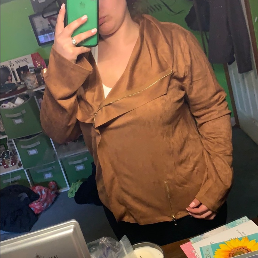 Soft fabric chestnut brown color